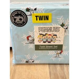 Snoopy Snowflake Sheet Set TWIN